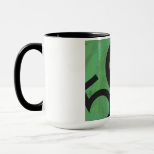 Tasse Vert 50 Décennie Anniversaire