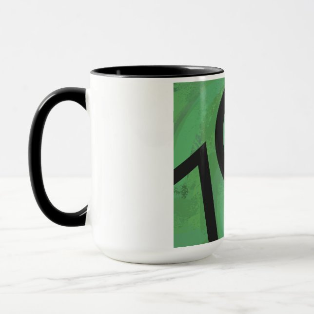 Tasse Vert 70 Décennie Anniversaire (Gauche)