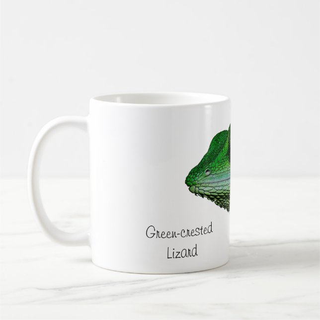 tasse Vert-crêtée de lézard (Gauche)