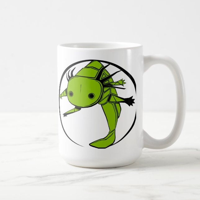 Tasse (verte) de cercle d'Axolotl (Droite)