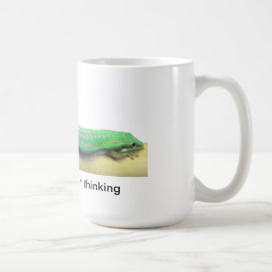 Tasse verte paresseuse de Gecko