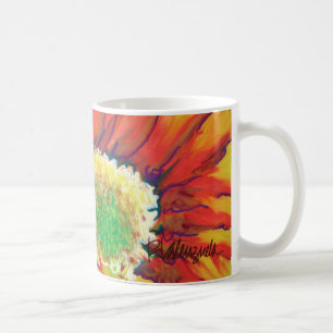 Tasse vibrante de tournesol