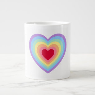 Tasse vibrante en forme de cœur