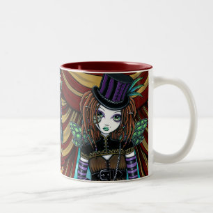 Tasse victorienne de Faery de cirque de Steampunk