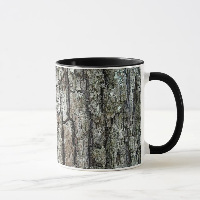 Tasse Vieille écorce de pin de nature (Droite)
