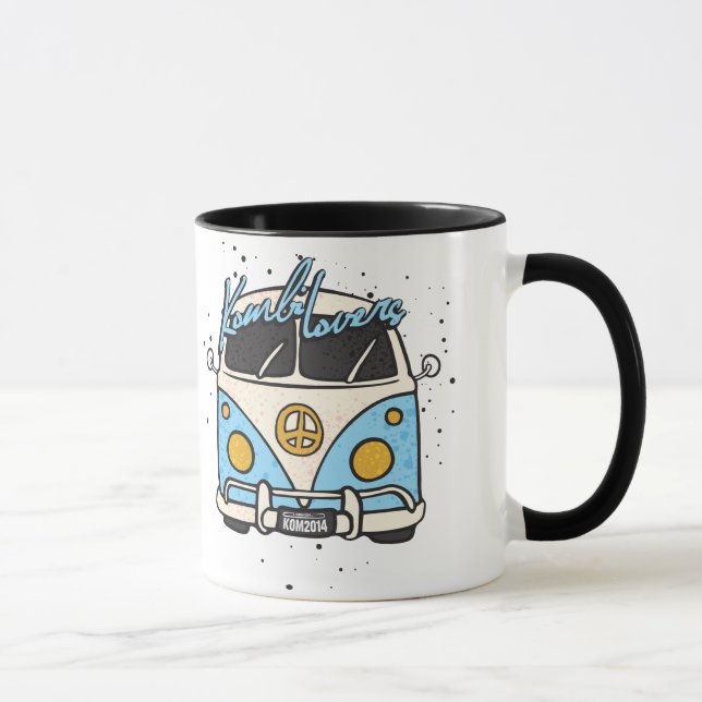 Tasse Vieille voiture - bleu (Droite)