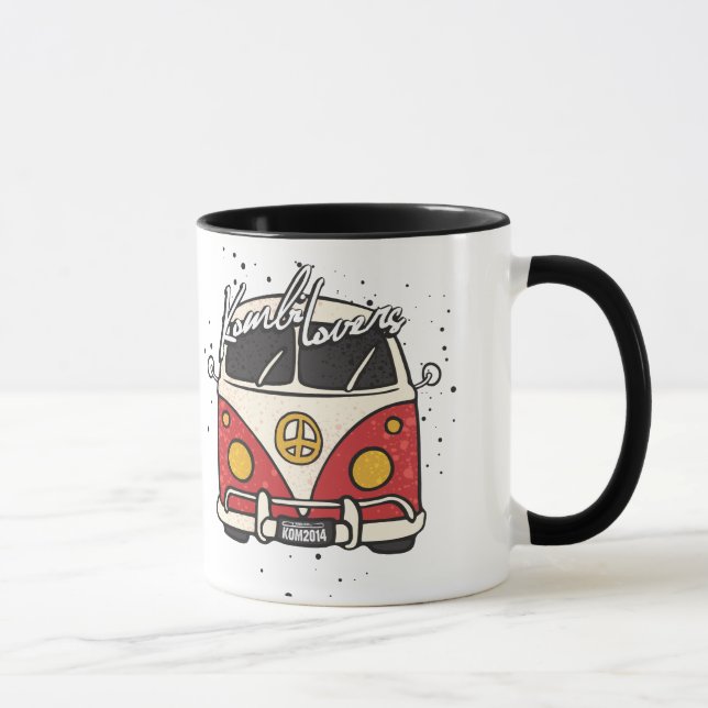 Tasse Vieille voiture - rouge (Droite)