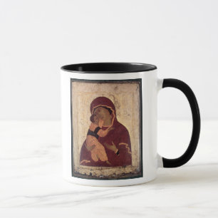 Tasse Vierge d'Umilenie de Wladimir, école de Moscou