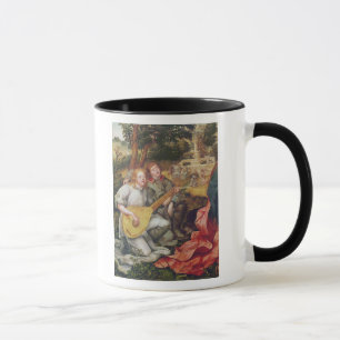 Tasse Vierge et enfant avec des anges