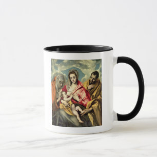 Tasse Vierge et enfant avec des solides solubles. Anne
