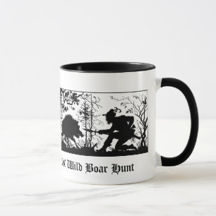 Tasse Vieux porc bavarois de sanglier de style/chasse