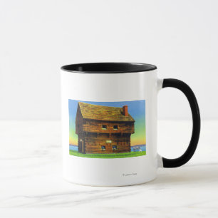 Tasse Vieux Saratoga Champ de bataille Blockhouse Extéri