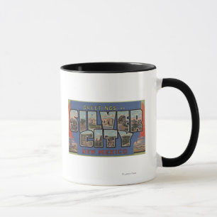 Tasse Ville argentée, Nouveau Mexique - grandes scènes