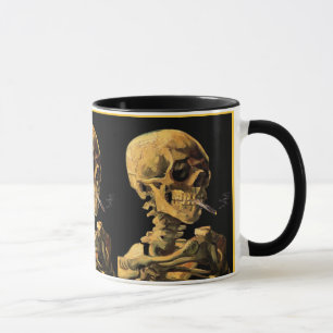 Tasse Vincent Van Gogh - Crâne à la cigarette allumée
