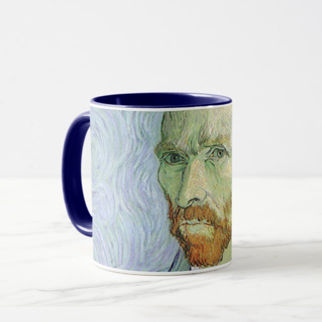 Tasse Vincent van Gogh - Van Gogh Autoportrait en bleu (Devant gauche)