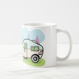 Tasse vintage de campeur de style