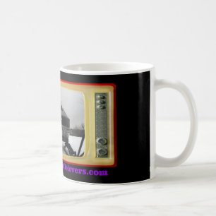 Tasse vintage de chat d'Arctique des amants 1972