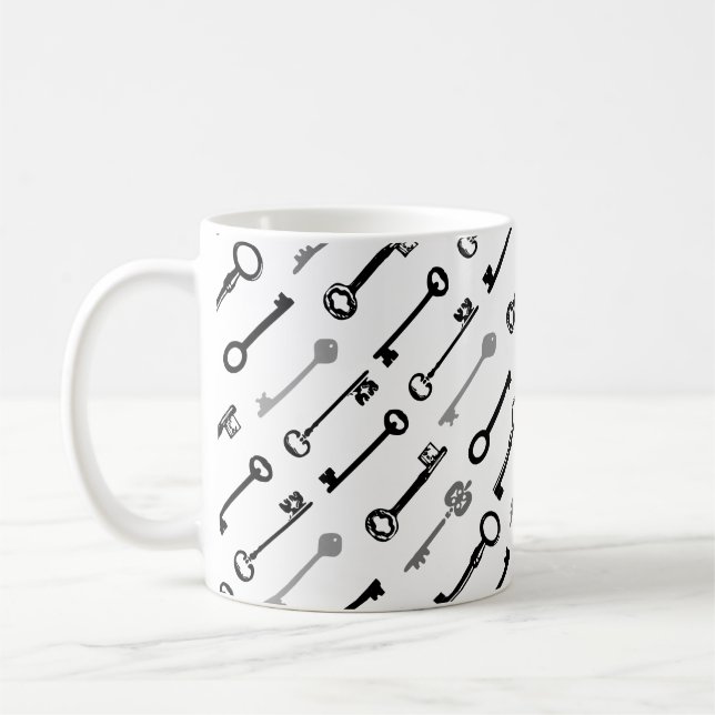 Tasse vintage de fausse clé (Gauche)