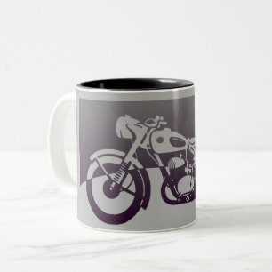 Tasse vintage de moto