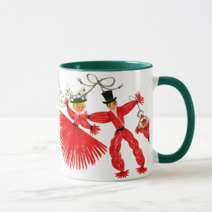 Tasse vintage de Noël de famille