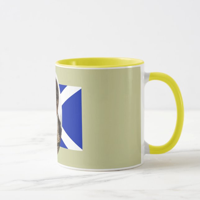 Tasse vintage de Saltire de portrait de Robert (Droite)