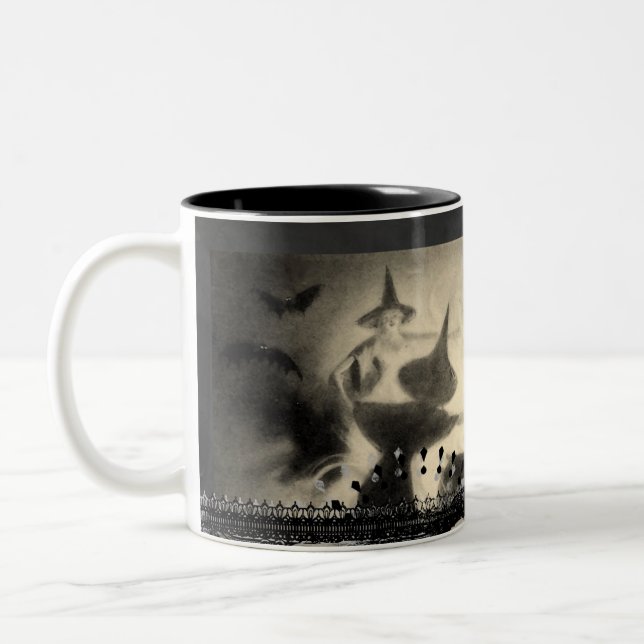 Tasse vintage de sorcière (Gauche)