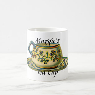 Tasse vintage de tasse de thé