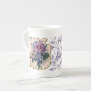 Tasse vintage de thé de conception