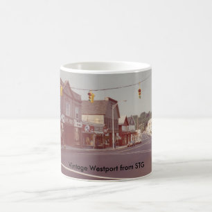 Tasse vintage de Westport - théâtre de beaux-art
