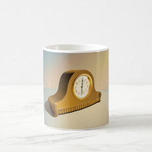 Tasse vintage d'horloge