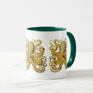 Tasse Vintage Kraken, Octopus Gamochonia, Ernst Haeckel