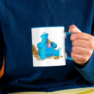 Tasse Vintage Monstre des Cookies mangeant des cookies