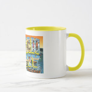 Tasse Vintage Ocean City, NJ Postcard Mugs, Steins