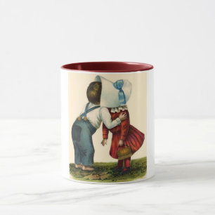 Tasse Vintage première bougie de baiser
