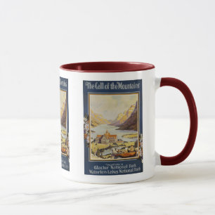 Tasse Vintage voyage - parc national de glacier