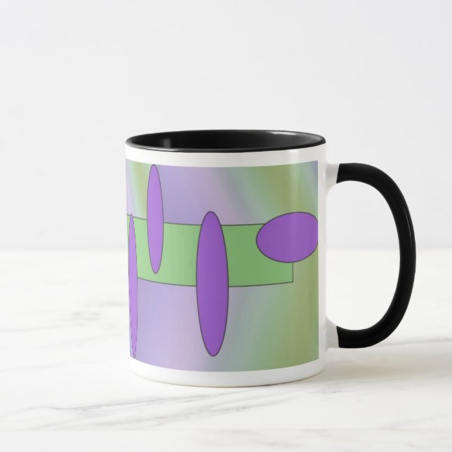 Tasse violet vert astré (Droite)