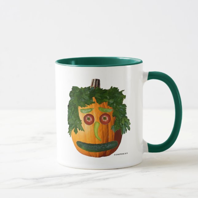 Tasse Visage Citrouille non coupé (Droite)