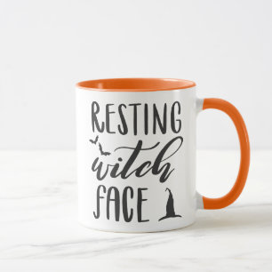 TASSE VISAGE DE REPOS DE SORCIÈRE