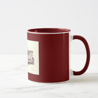 Tasse Voiture vintage : Fantôme argenté de Rolls Royce
