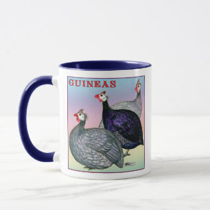Tasse Volaille des Guinée trois