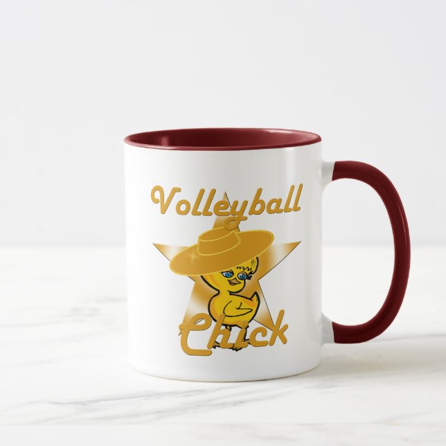 Tasse Volleyball Chick #10 (Droite)