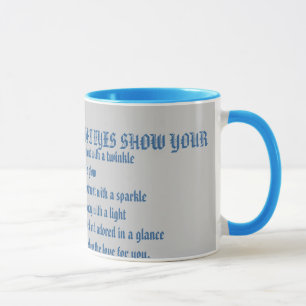 Tasse VOS BEAUX YEUX LUMINEUX MONTRENT LE VOTRE, amour