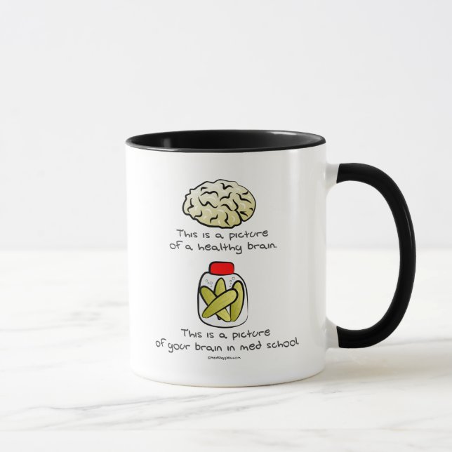 Tasse Votre cerveau à l'école de Med (Droite)