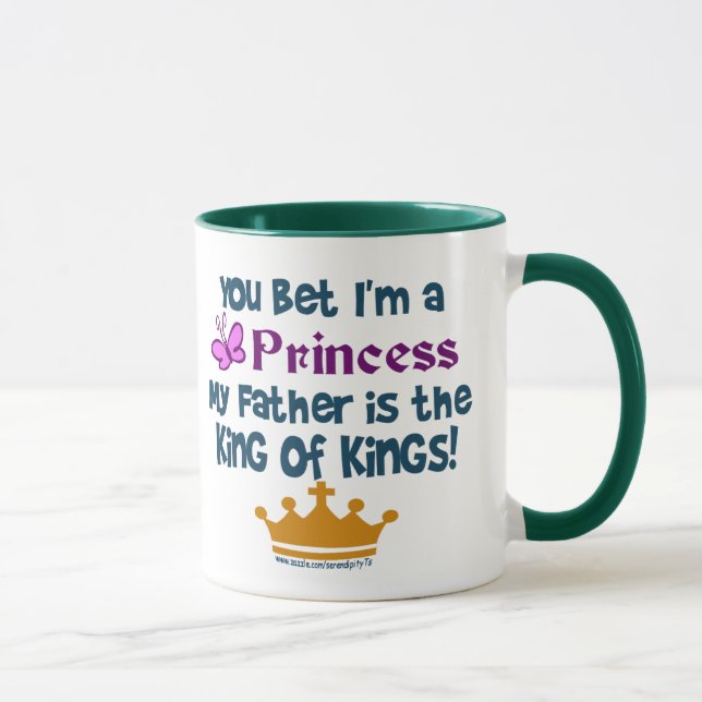 Tasse Vous avez parié que je suis une princesse (Droite)