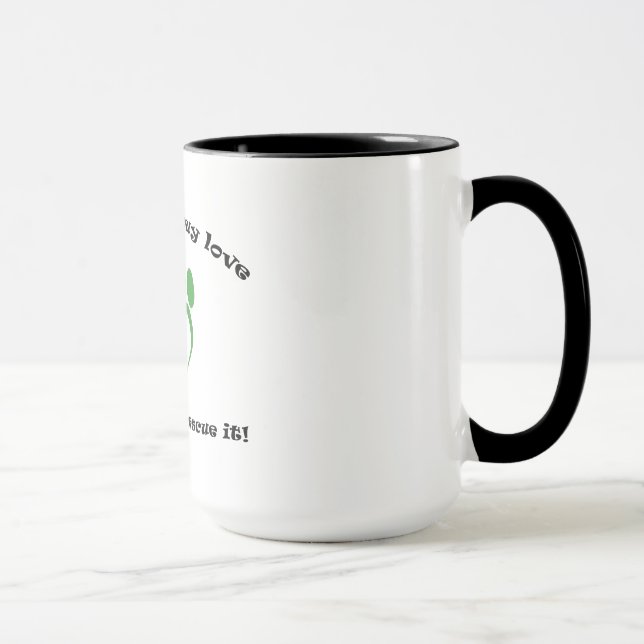 Tasse Vous ne pouvez pas acheter l'amour mais vous (Droite)