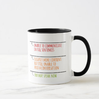 Tasse Vous pouvez parler maintenant attaquez avec des