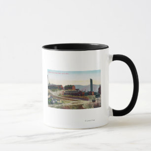 Tasse Vue aérienne d'anaconda et de mines de Neversweat