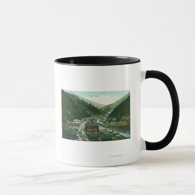 Tasse Vue aérienne de CityGem, ID (Droite)