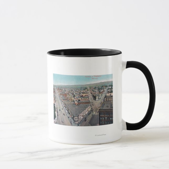 Tasse Vue aérienne de CityOakland, CA (Droite)