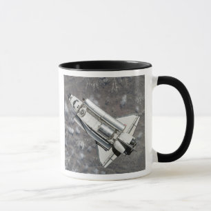 Tasse Vue aérienne de découverte de navette spatiale